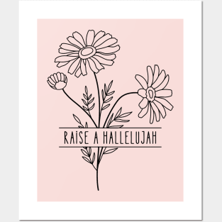 Raise A Hallelujah - Christian Quote Posters and Art